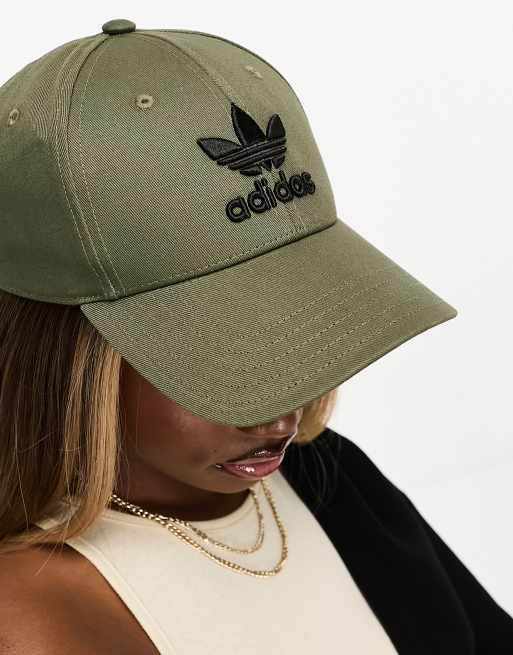 Olive green cheap adidas hat