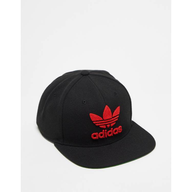 adidas Structured Mesh Snapback Hat - Black, men training