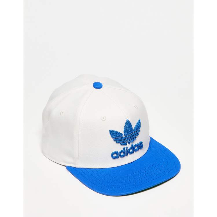 adidas Originals trefoil chain in white and blue | ASOS