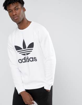 adidas trefoil crew neck