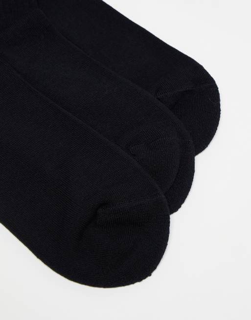adidas Originals – Trefoil Cushion – 3er-Pack Socken in Schwarz, 3 von 4