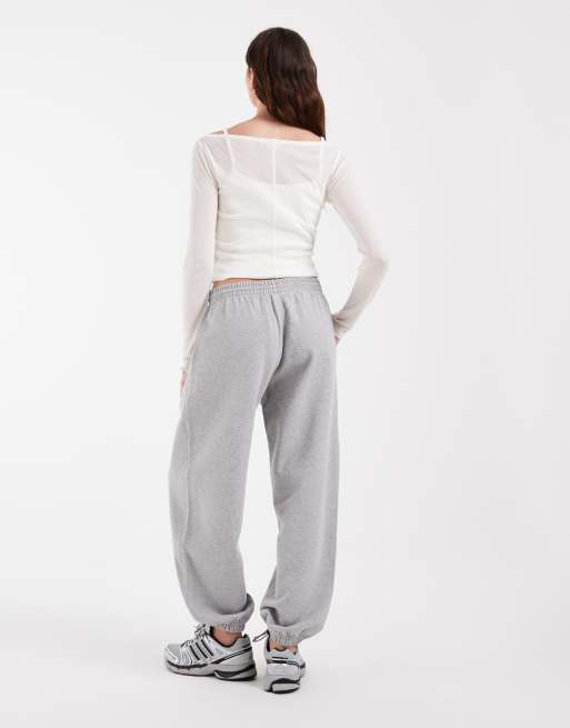 adidas Originals – Trefoil Essential – Jogginghose in Grau mit Dreiblatt-Logo, 4 von 5