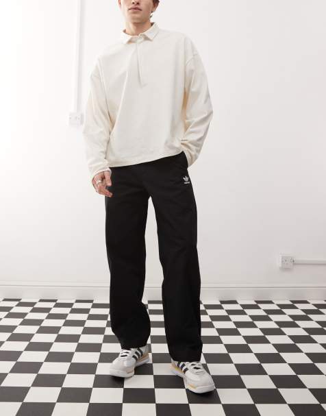 adidas Originals - Trefoil Essentials - Chinobroek in zwart - view 1