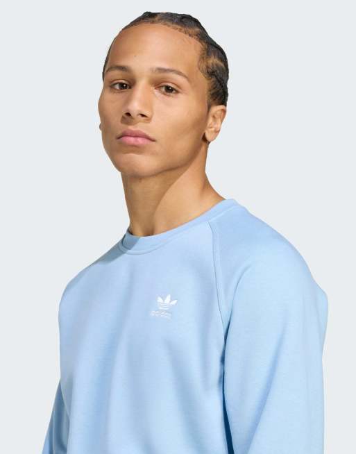 adidas Originals Trefoil Essentials Felpa girocollo color blu