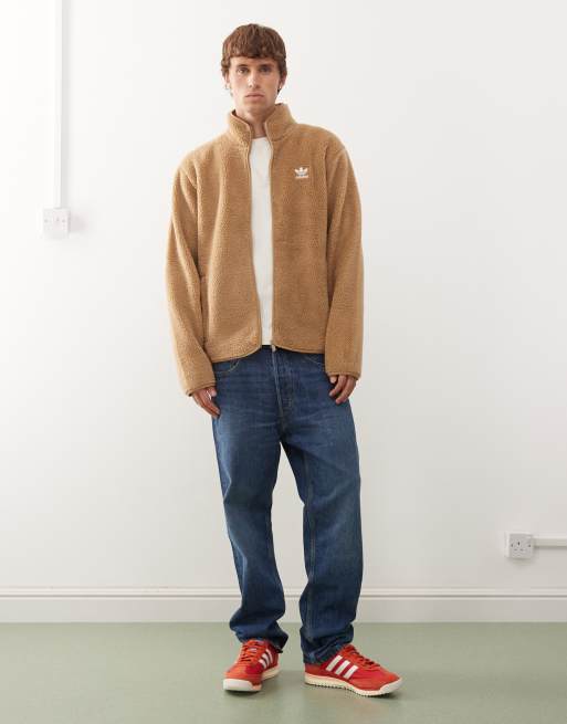 adidas Originals Trefoil Essentials Felpa in pile soffice