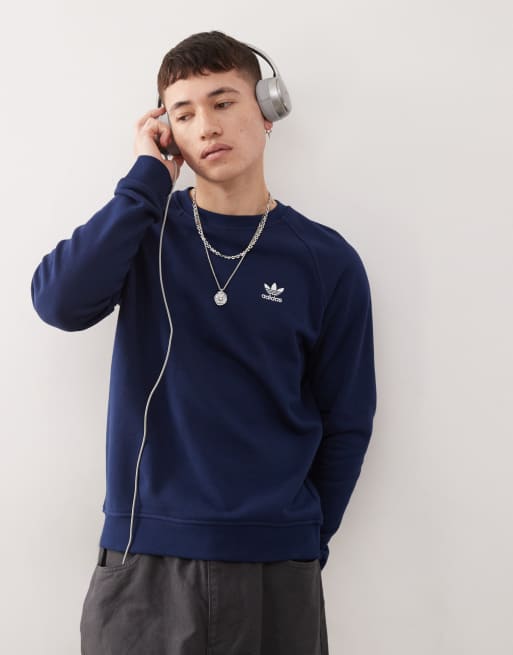 adidas Originals Trefoil Essentials French Terry Crew Sweatshirt