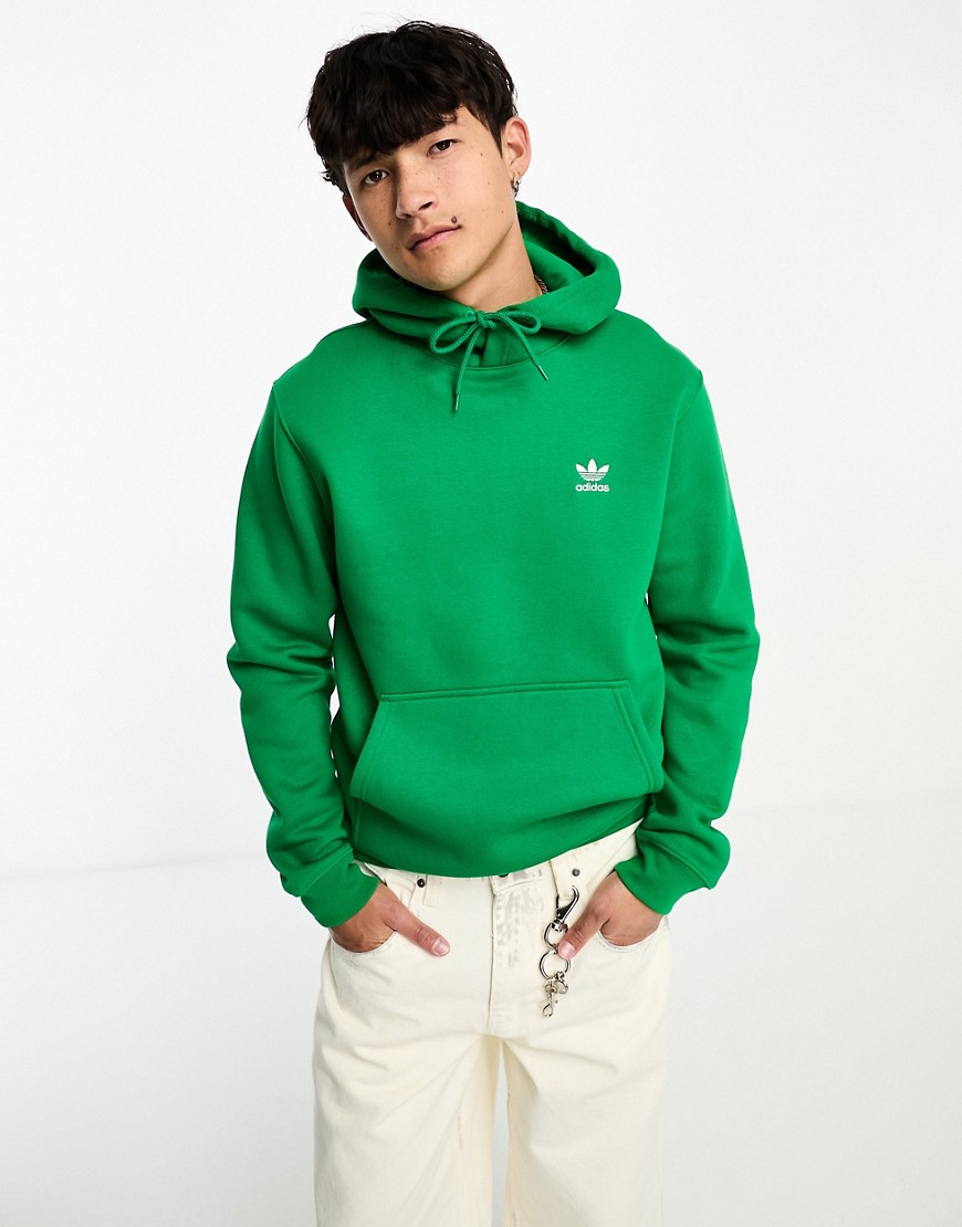adidas Originals Trefoil Essentials hoodie in green