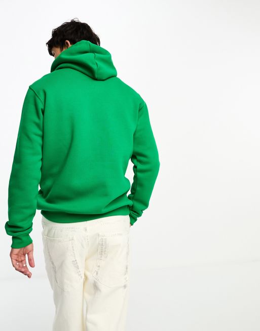 adidas Originals Trefoil Essentials Hoodie in Green for Men