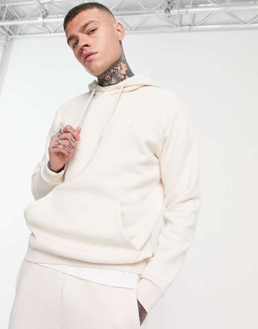 adidas Originals trefoil hoodie white in essentials ASOS 