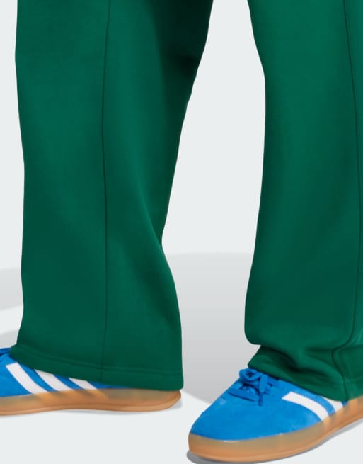 adidas Originals – Trefoil Essentials – Hose in College-Grün mit offenem Saum, 2 von 4