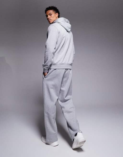 adidas Originals – Trefoil Essentials – Jogginghose in Grau mit geradem Schnitt und Dreiblatt-Logo, 3 von 5