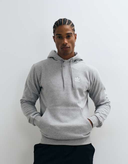 adidas Originals – Trefoil Essentials – Kapuzenpullover in Grau, 3 von 5