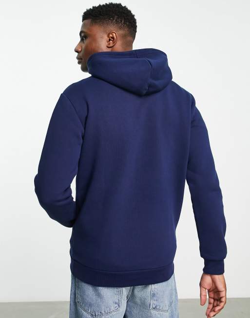 adidas Originals Trefoil Essentials logo hoodie in navy | ASOS