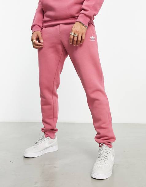 Pink joggers for on sale men