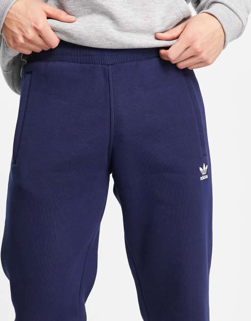 Adidas trefoil joggers discount navy