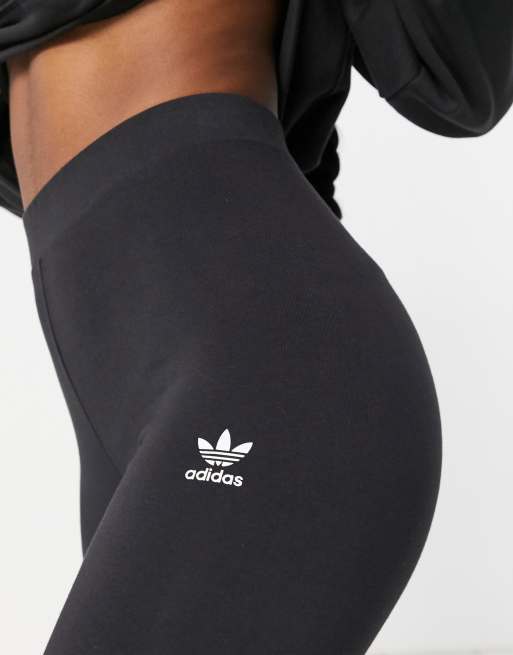 adidas Originals trefoil leggings in black, ASOS