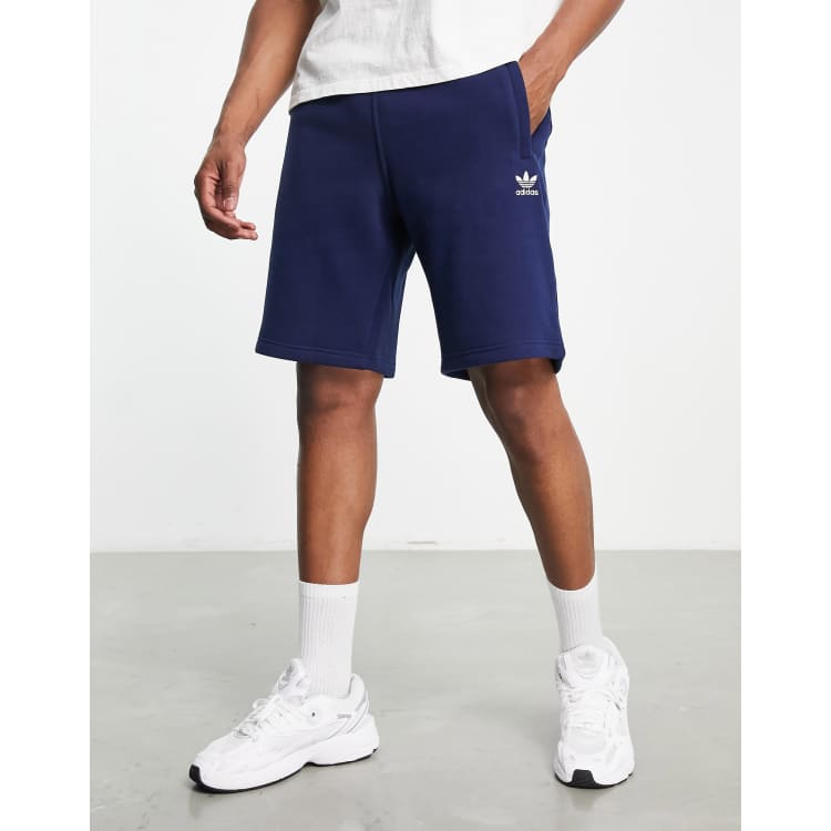 adidas fleece logo shorts