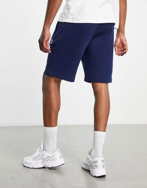 shorts logo adidas Originals Essentials navy | ASOS in Trefoil