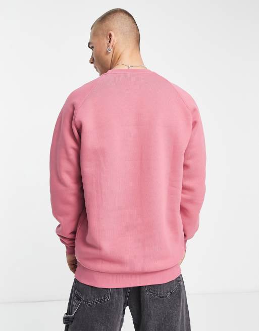 Mens pink sale adidas sweatshirt