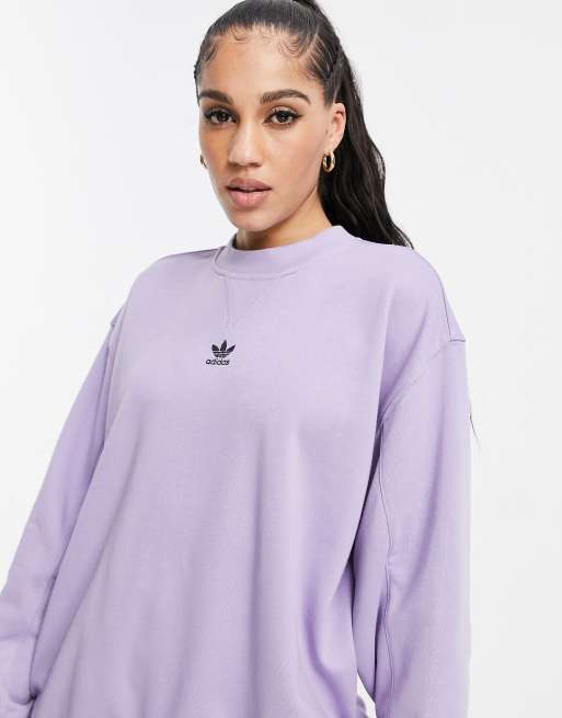 Adidas shop lilac sweatshirt