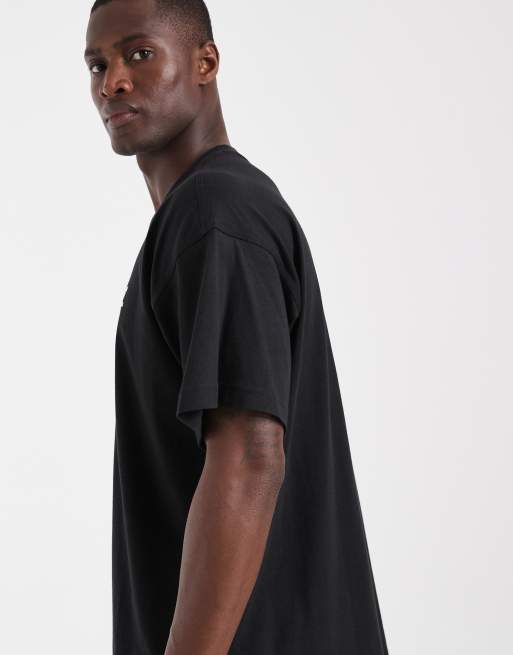 adidas Originals – Trefoil Essentials – Oversize-T-Shirt in Schwarz, 3 von 5