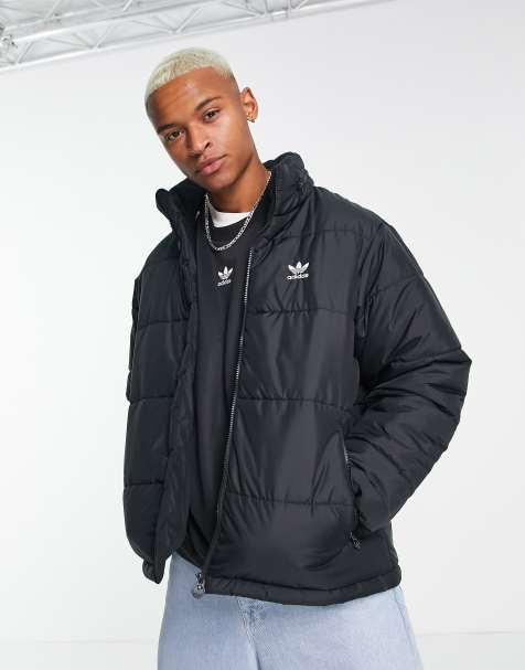 Asos Uomo Abbigliamento Cappotti e giubbotti Giacche Giacche di pile Giacca sportiva con cappuccio foderata in pile nera con logo 