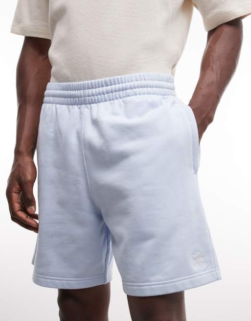 adidas Originals – Trefoil Essentials – Shorts in Himmelblau, 5 von 9