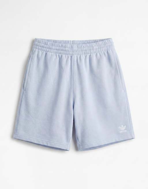 adidas Originals – Trefoil Essentials – Shorts in Himmelblau, 6 von 9