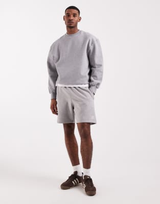 Originals - Trefoil Essentials - Shorts in Mittelgrau, 7 Zoll Schrittlänge Grau XL