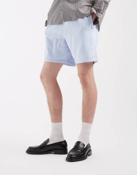 adidas Originals Trefoil Essentials shorts in sky blue - view 1