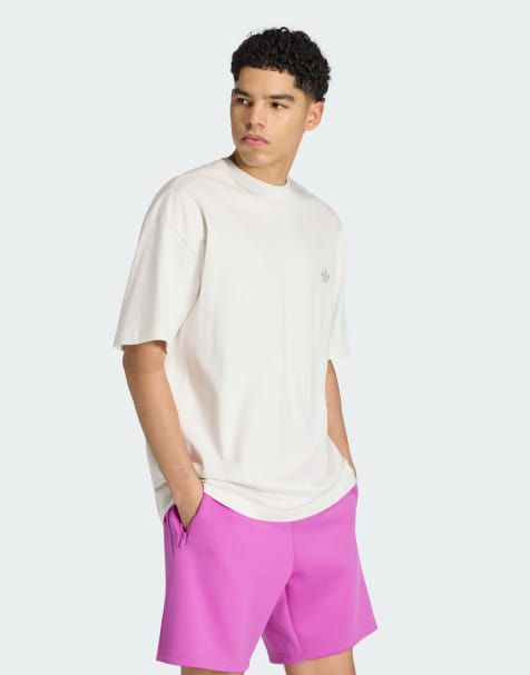adidas Originals - Trefoil Essentials - Spacer - Hvid løstsiddende T-shirt - view 1