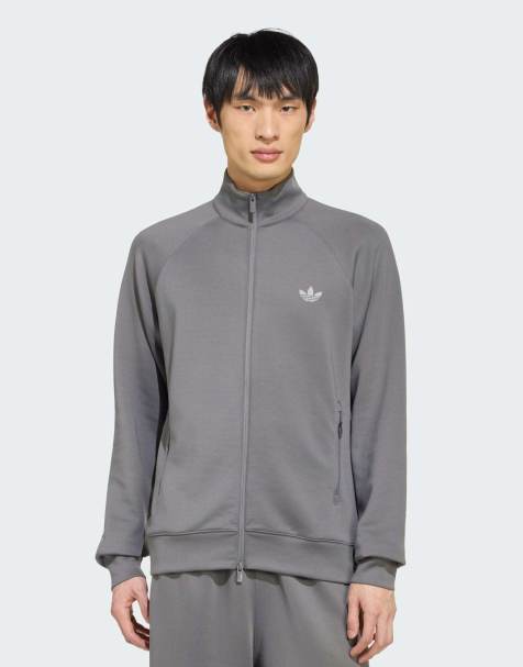 adidas Originals Trefoil Essentials Spacer-Trainingsoberteil in Grau Four - view 1