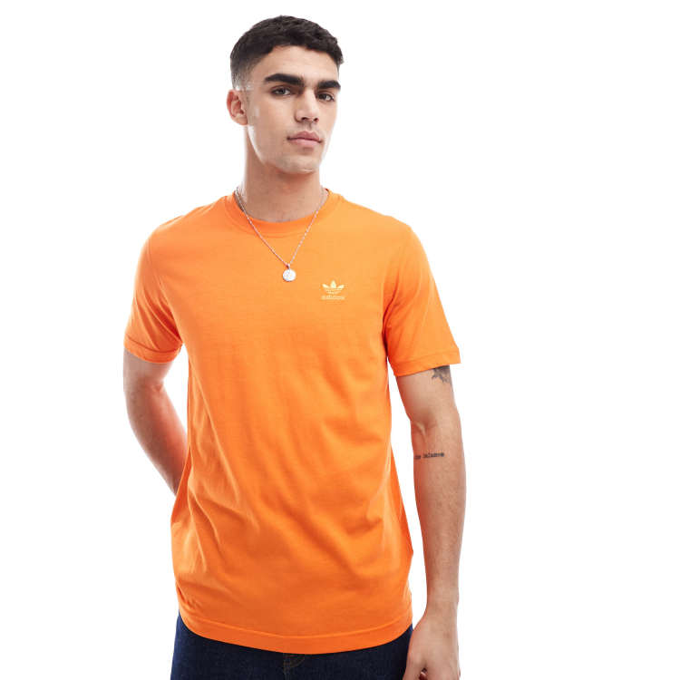 adidas Originals Trefoil Essentials T-shirt arancione ASOS