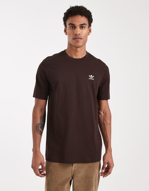 adidas Originals - Trefoil Essentials - T-shirt color caffè aurora