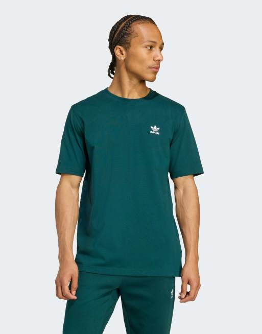 adidas Originals - Trefoil Essentials - T-shirt in aurora groen