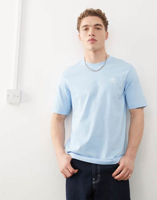 adidas Originals - Trefoil Essentials - T-shirt in blauw