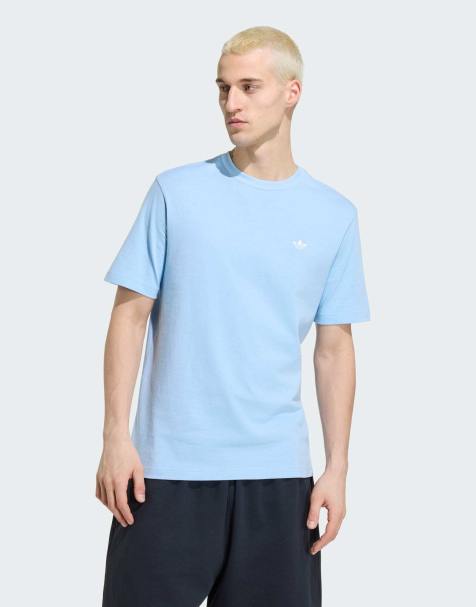 adidas Originals Trefoil Essentials T-Shirt in Clear Sky - view 1