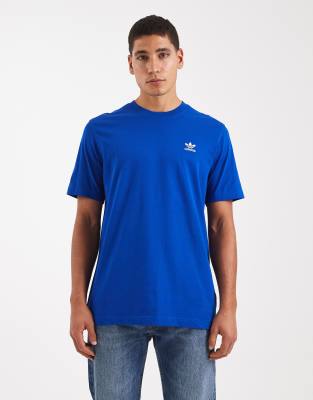 Originals - Trefoil Essentials - T-Shirt in College-Royal mit Dreiblatt-Logo-Blau Blau S