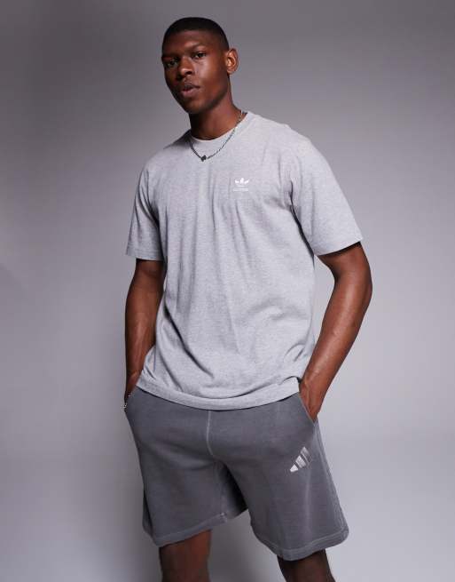 adidas Originals – Trefoil Essentials – T-Shirt in Grau, 4 von 4