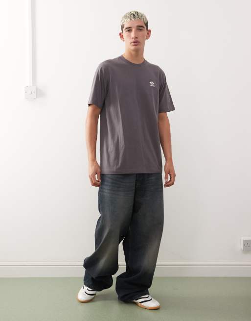 adidas Originals – Trefoil Essentials – T-Shirt in Grau, 2 von 5