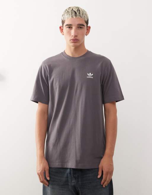 adidas Originals - Trefoil Essentials - T-shirt in grijs