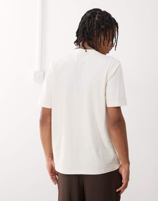 adidas Originals – Trefoil Essentials – T-Shirt in Wonder White/Weiß, 2 von 4