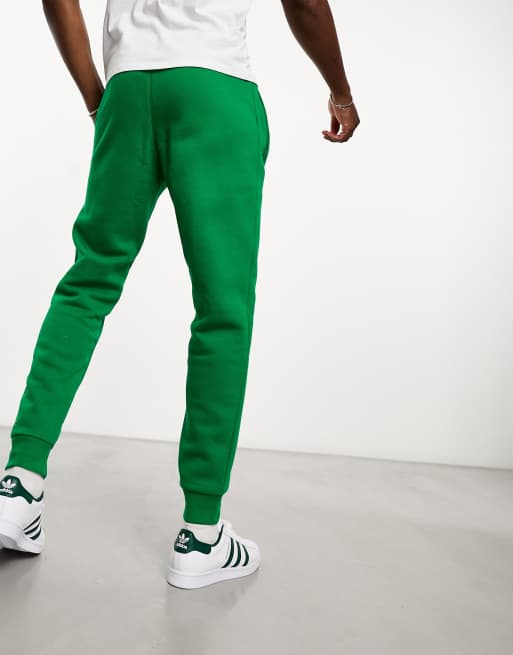 Adidas trefoil 2024 green joggers