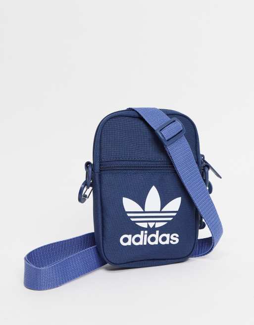 adidas Originals trefoil festival bag in navy