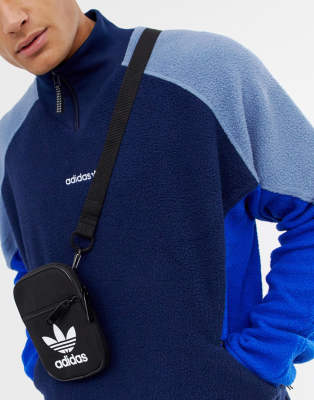 adidas Originals trefoil flight bag in 