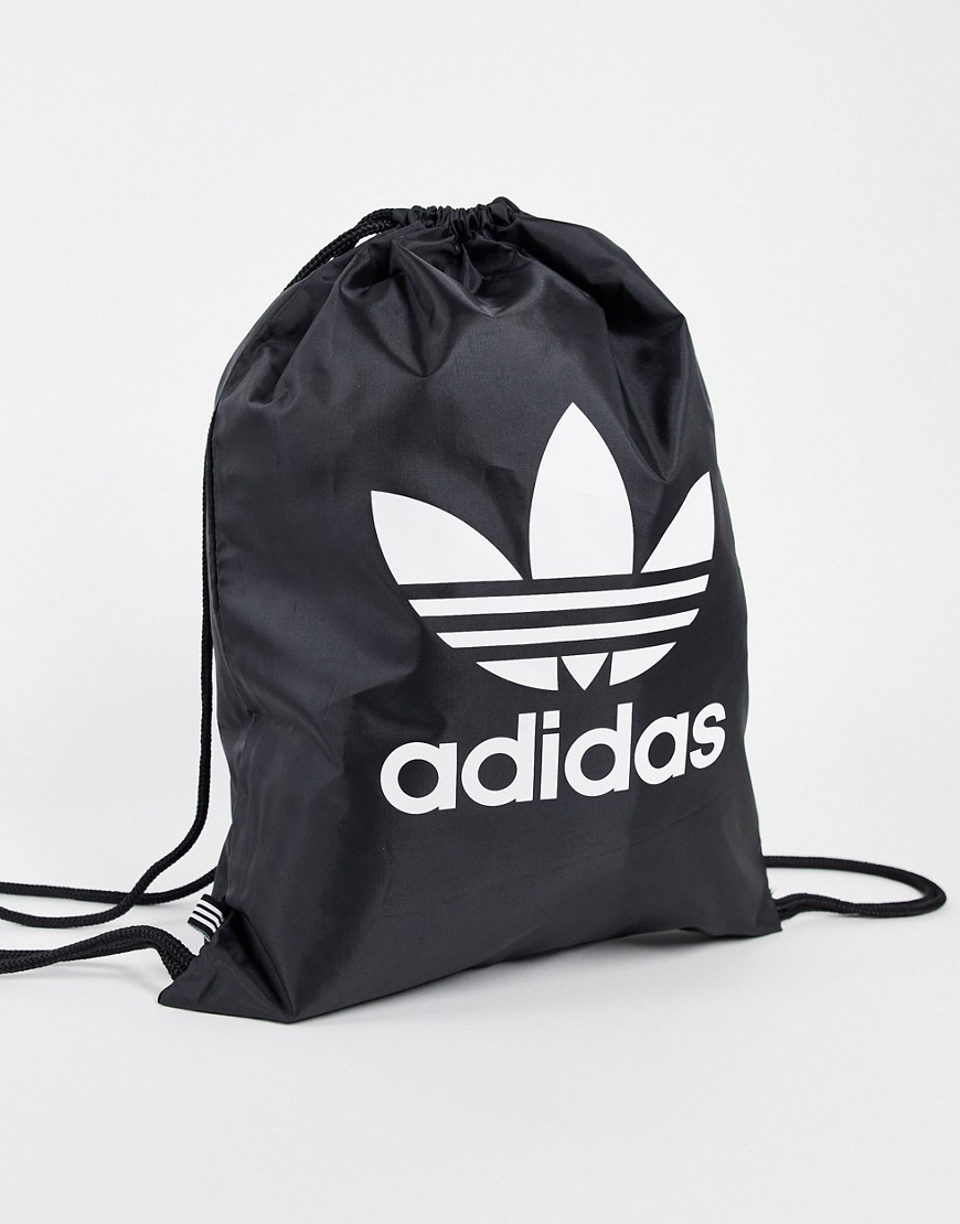 adidas Originals trefoil gym bag in black