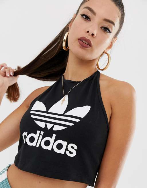 adidas Originals Trefoil Bra Top White/Black