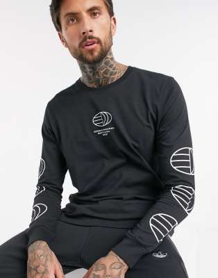 adidas trefoil long sleeve t shirt