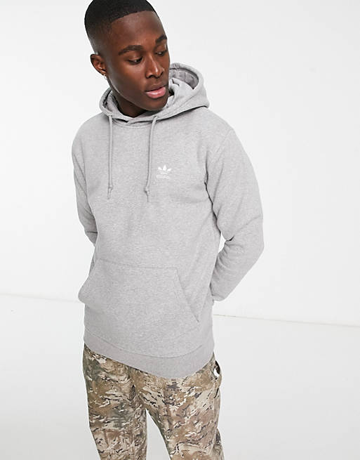 adidas Originals Trefoil hoodie in grey | ASOS