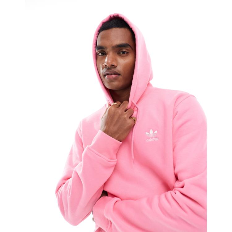 Adidas trefoil shop hoodie women's pink